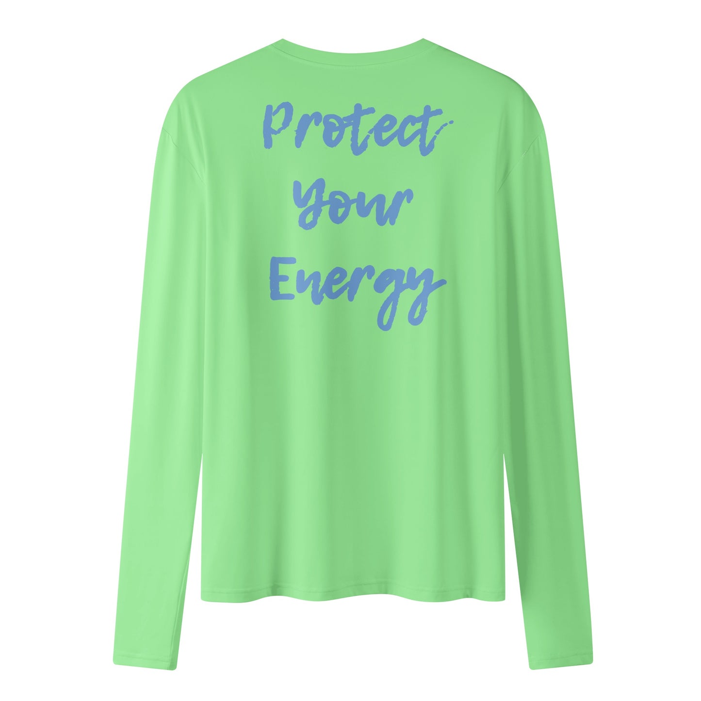 Star Energy  2.0 Mint Green Womens Long Sleeve T Shirt