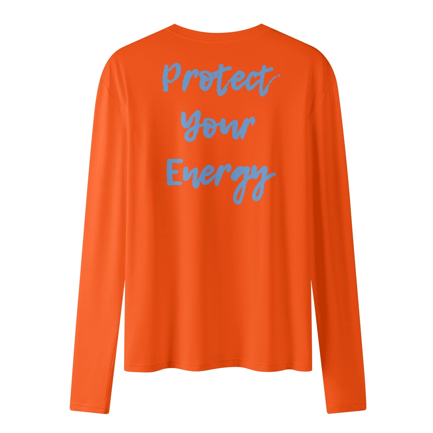 Star Energy  2.0 Dark Orange Womens Long Sleeve T Shirt