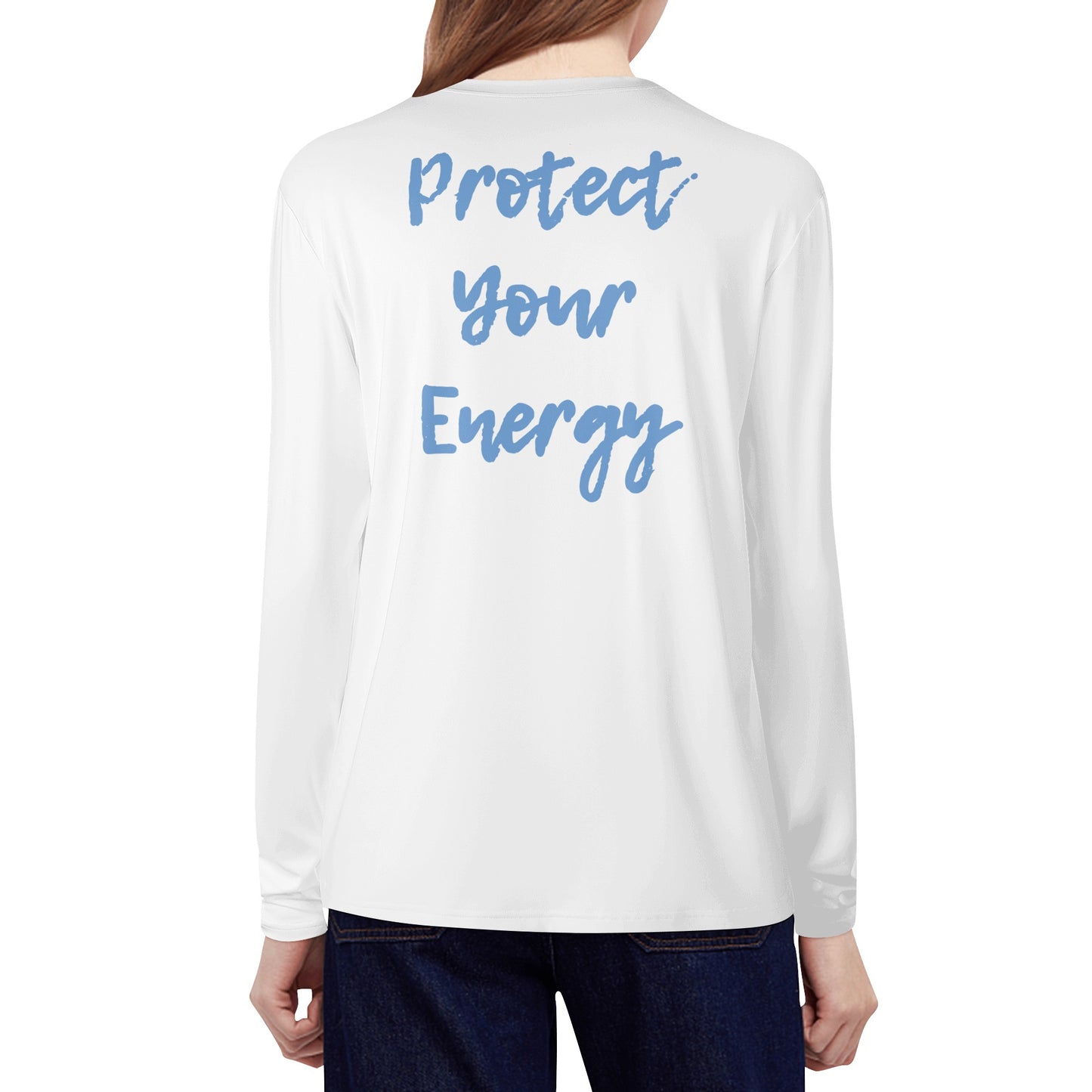 Star Energy 2.0 White Womens Long Sleeve T Shirt