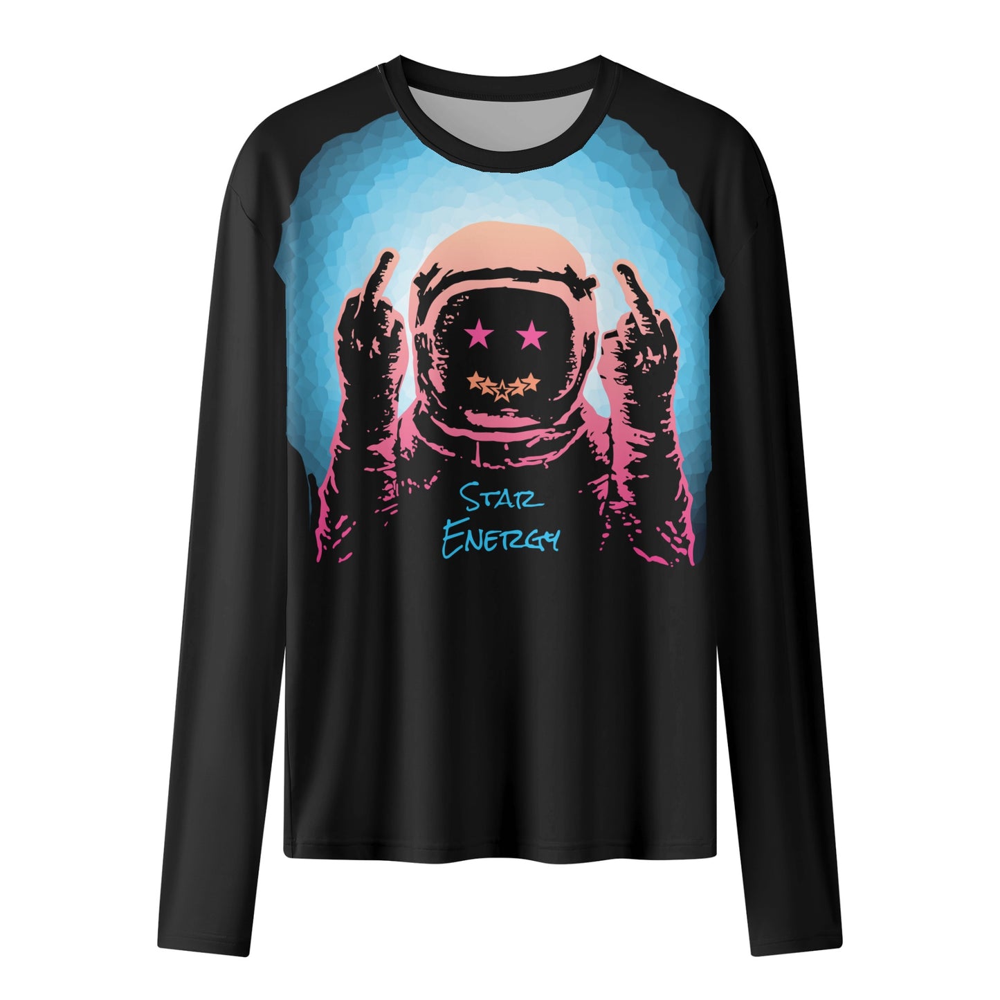 Star Energy 1.0 Womens Black Long Sleeve T Shirt