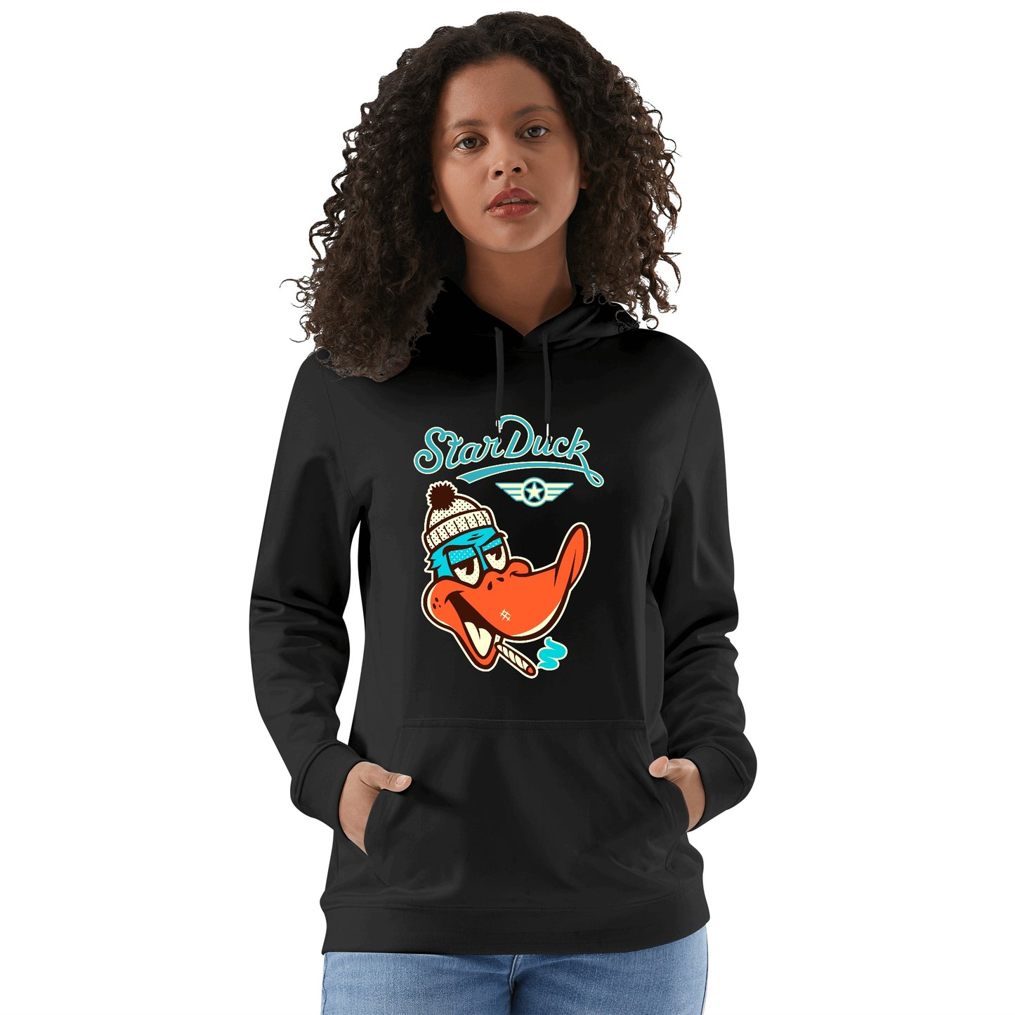 Star Duck Adult Cotton Hoodie