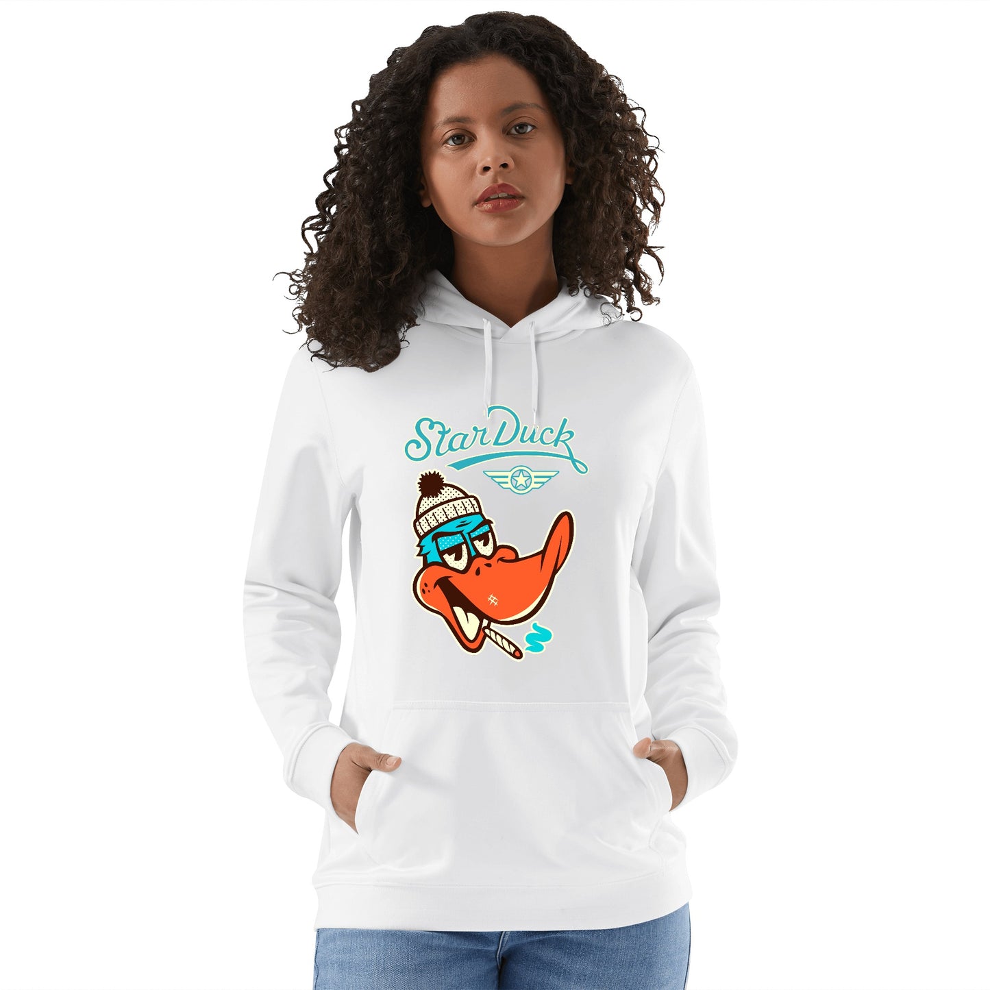 Star Duck Adult Cotton Hoodie