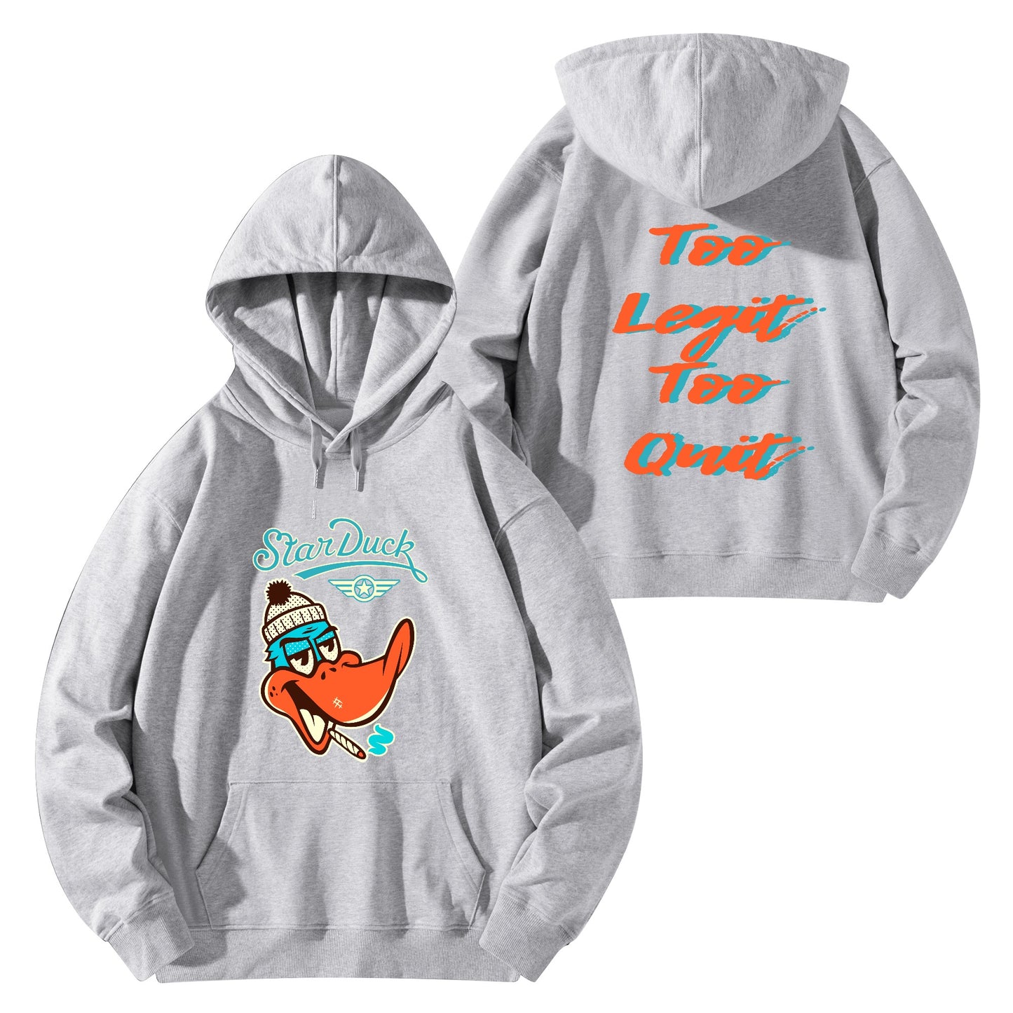 Star Duck Adult Cotton Hoodie