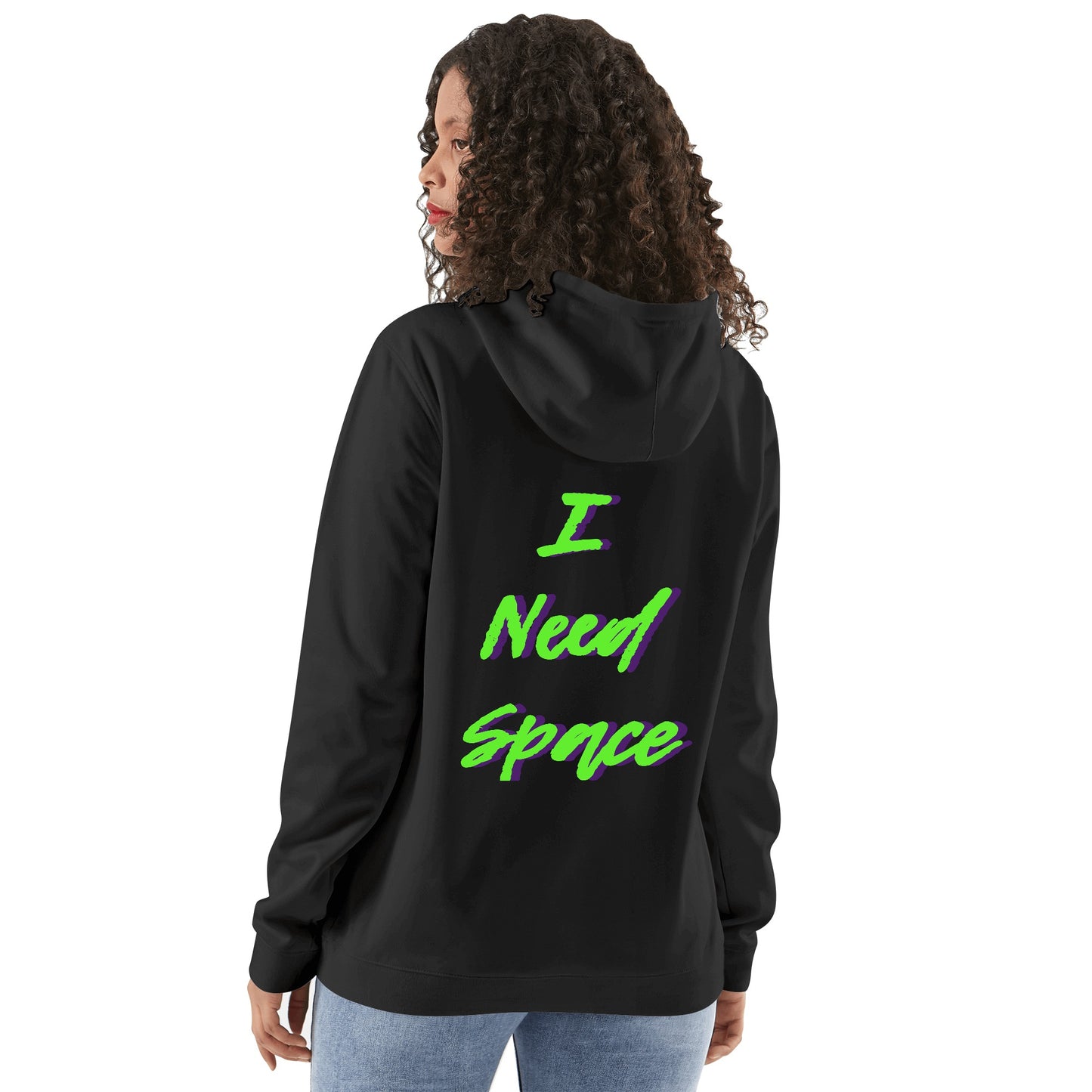 Space Aliens Adult Cotton Hoodie