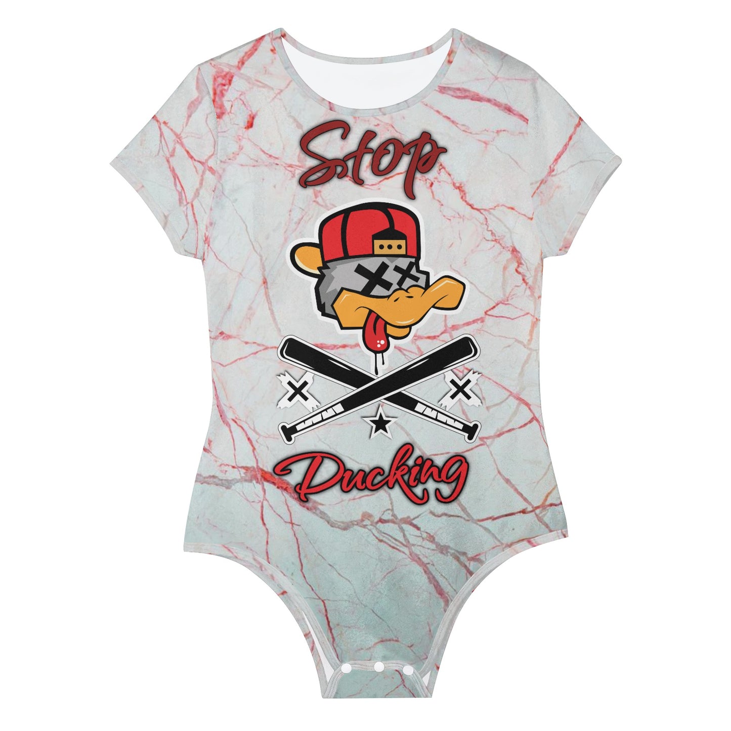 Stop Ducking Womens Soft Short Sleeve Bodysuit