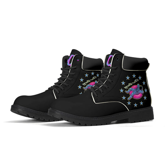 Star Energy 2.0 Womens  Leather Black All Season Star Boots