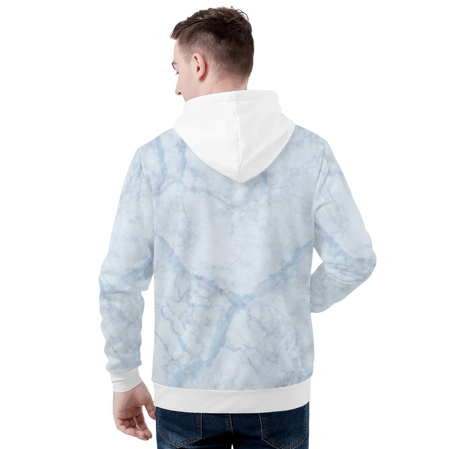 S.O.S Astronaut Chill Blue Mens Hoodie