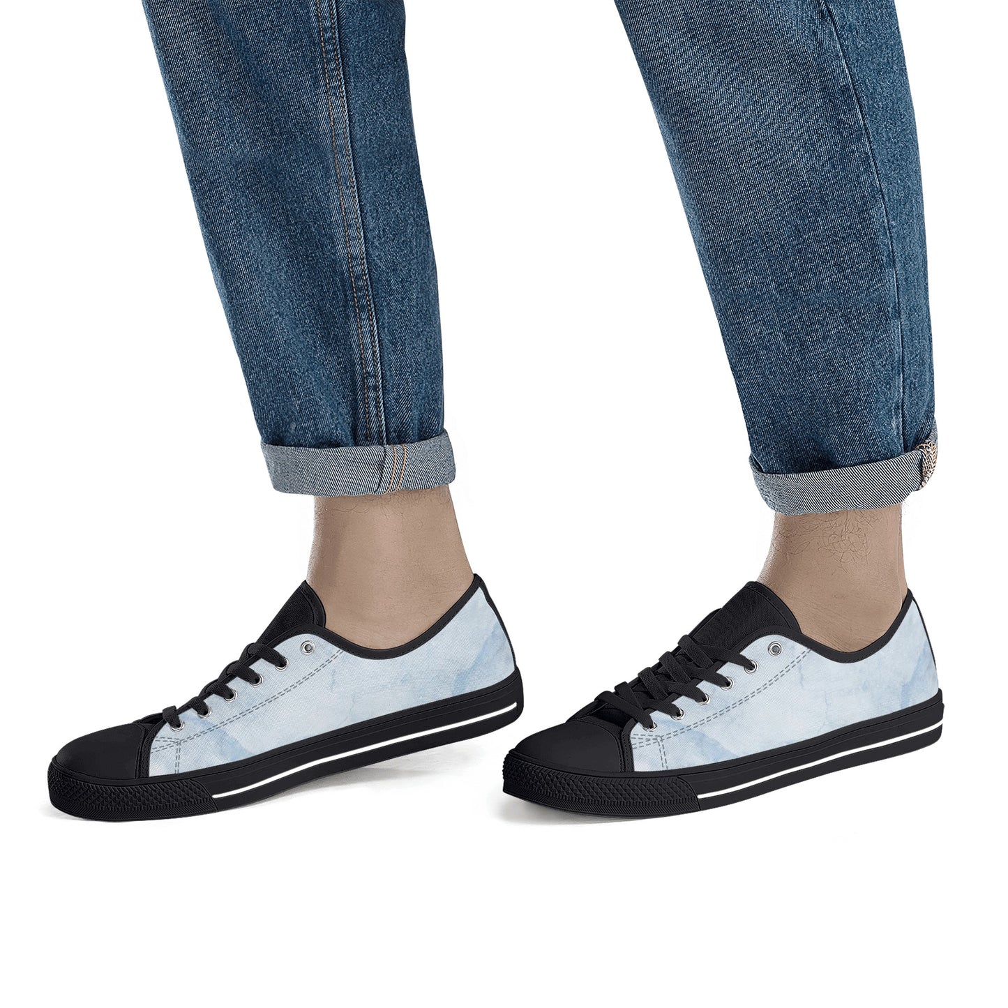 SOS Chill Blue Mens Low Top  Star Kicks