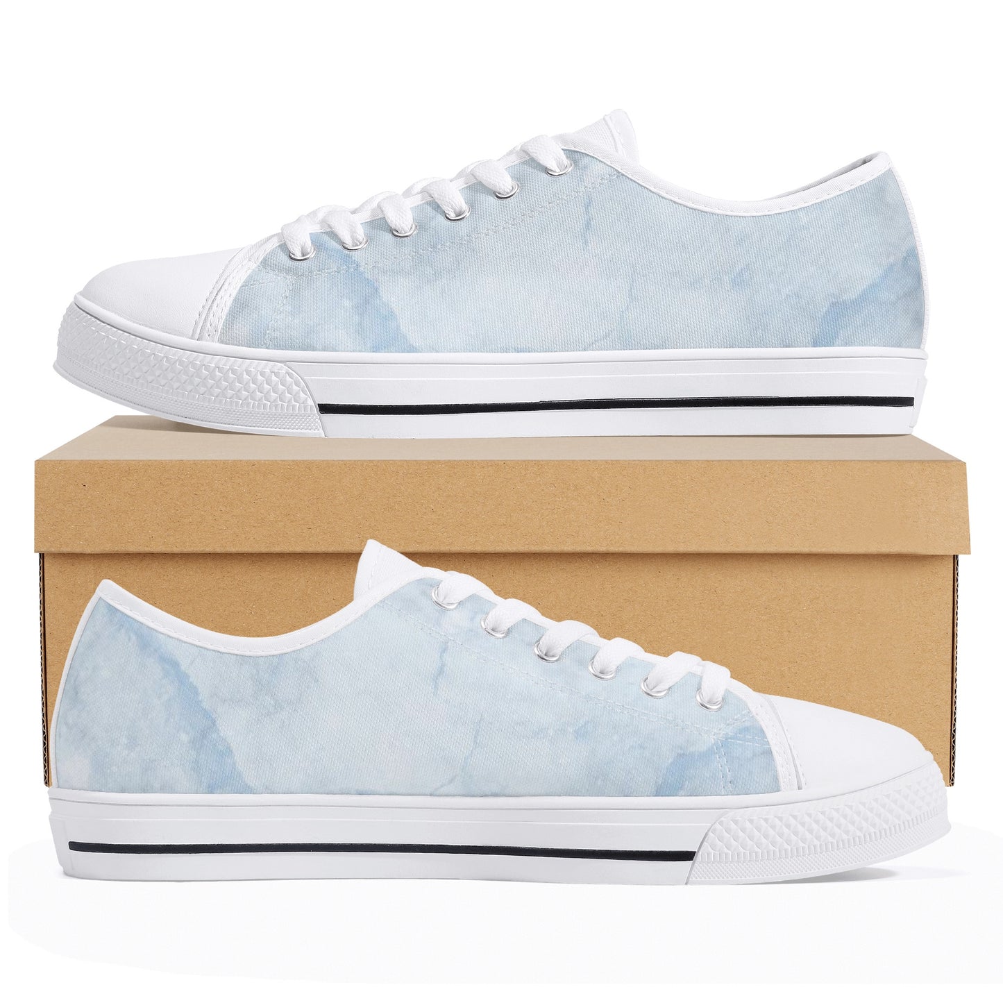 SOS Chill Blue Mens Low Top  Star Kicks