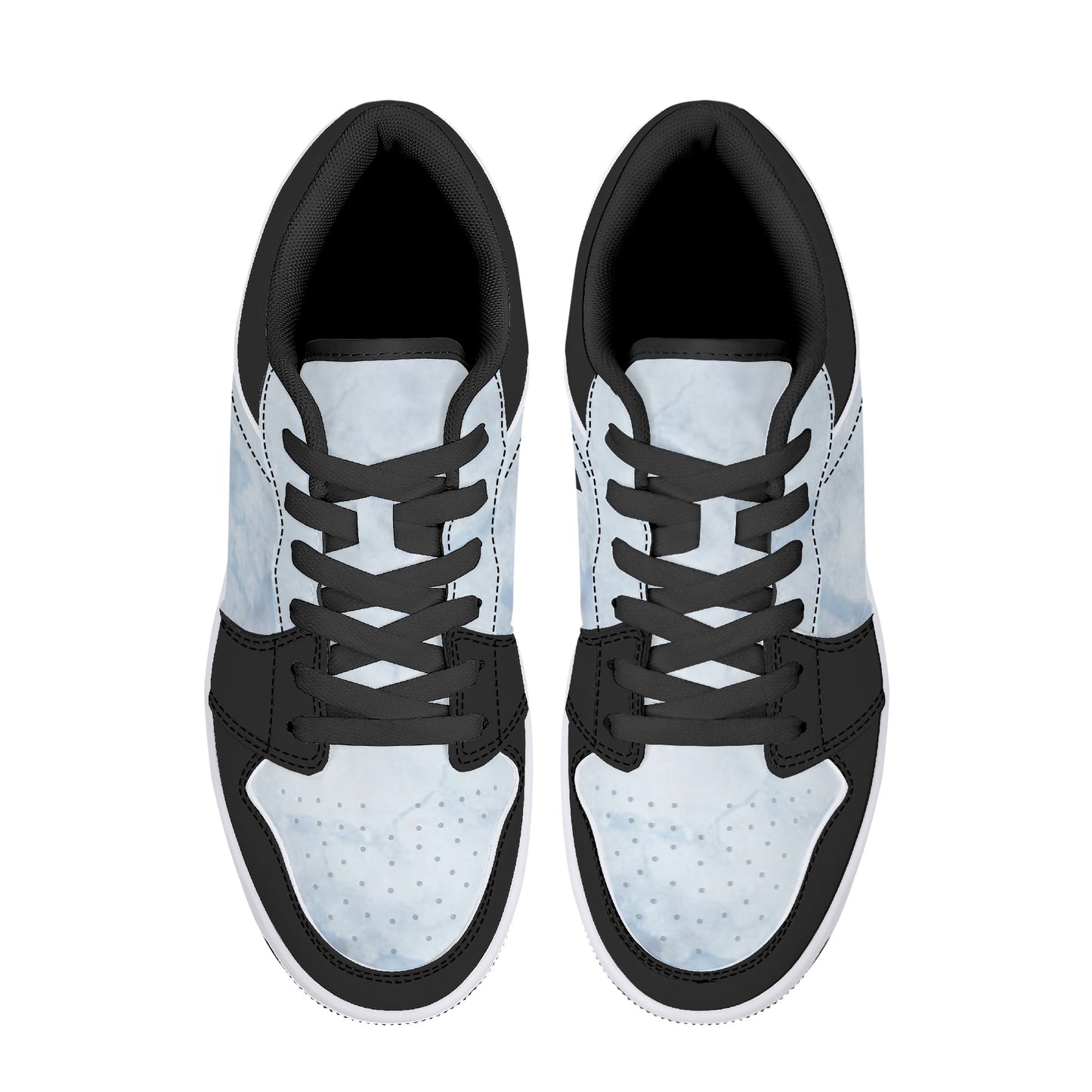 SOS Chill Blue Mens Low Top Leather Star Kicks