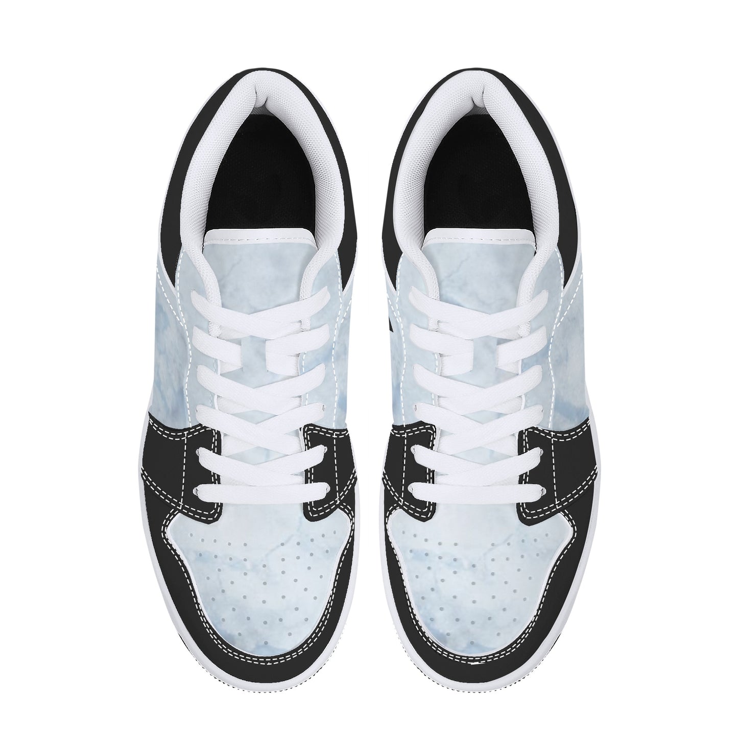 SOS Chill Blue Mens Low Top Leather Star Kicks