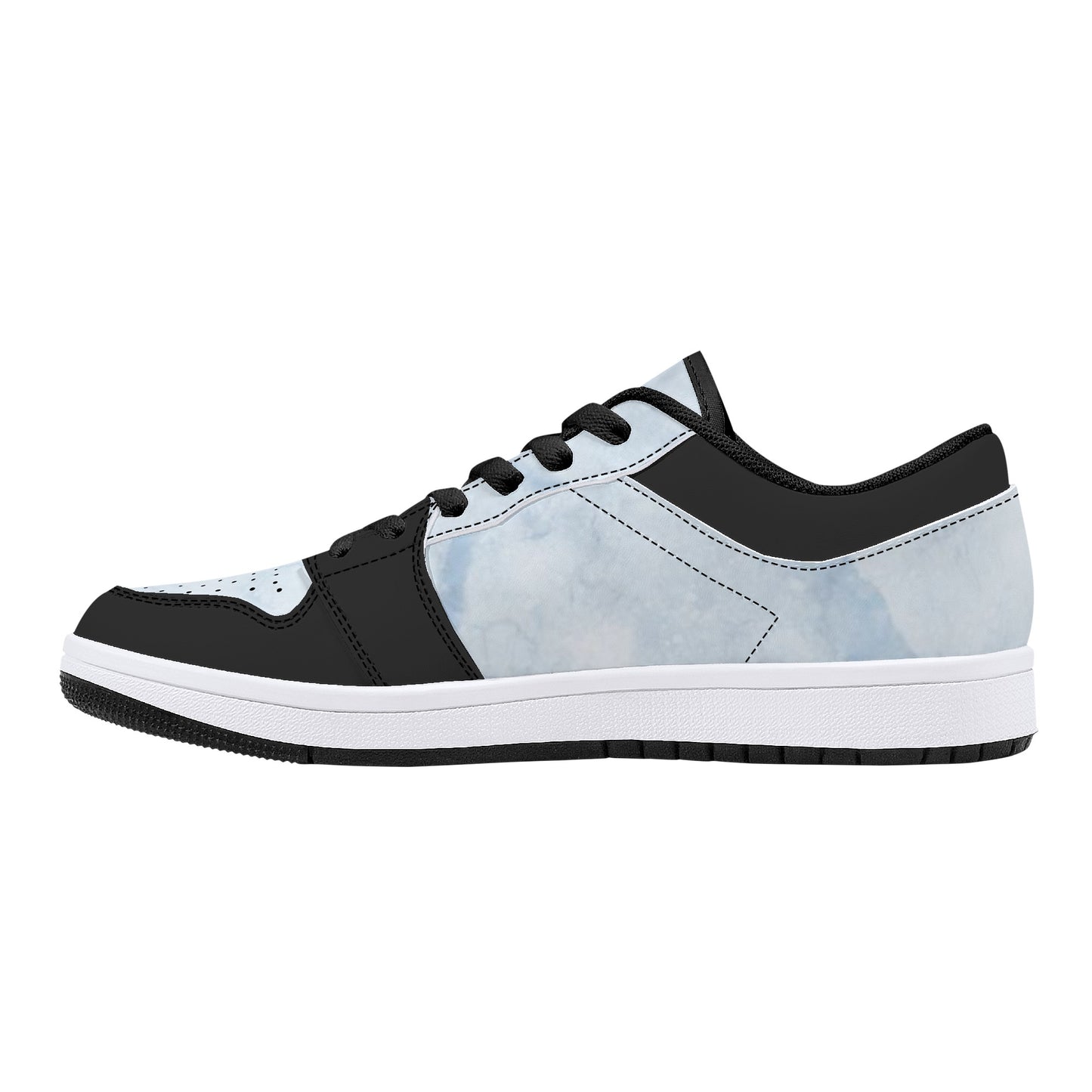 SOS Chill Blue Mens Low Top Leather Star Kicks