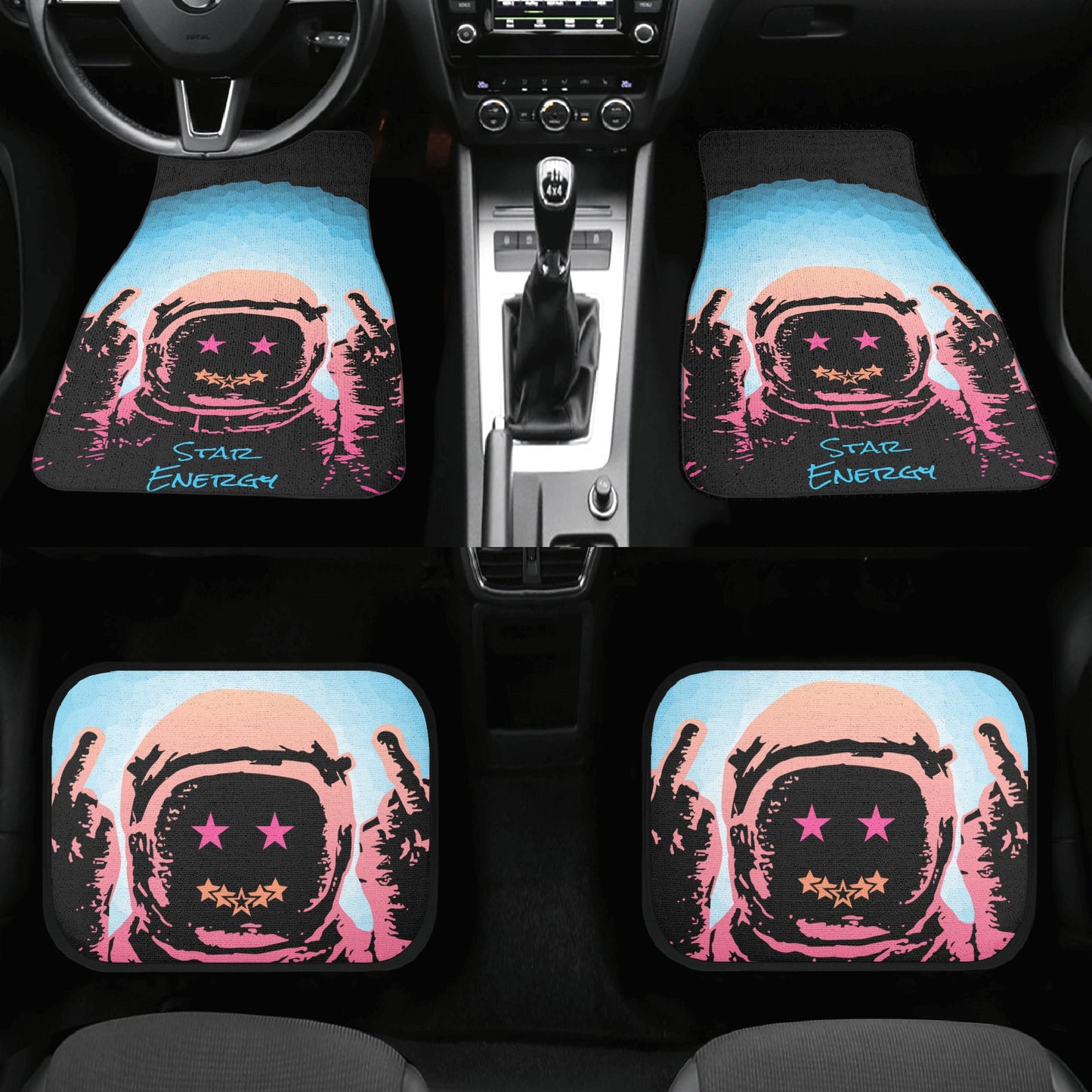 Star Energy 1.0 Back and Front Car Floor Mats