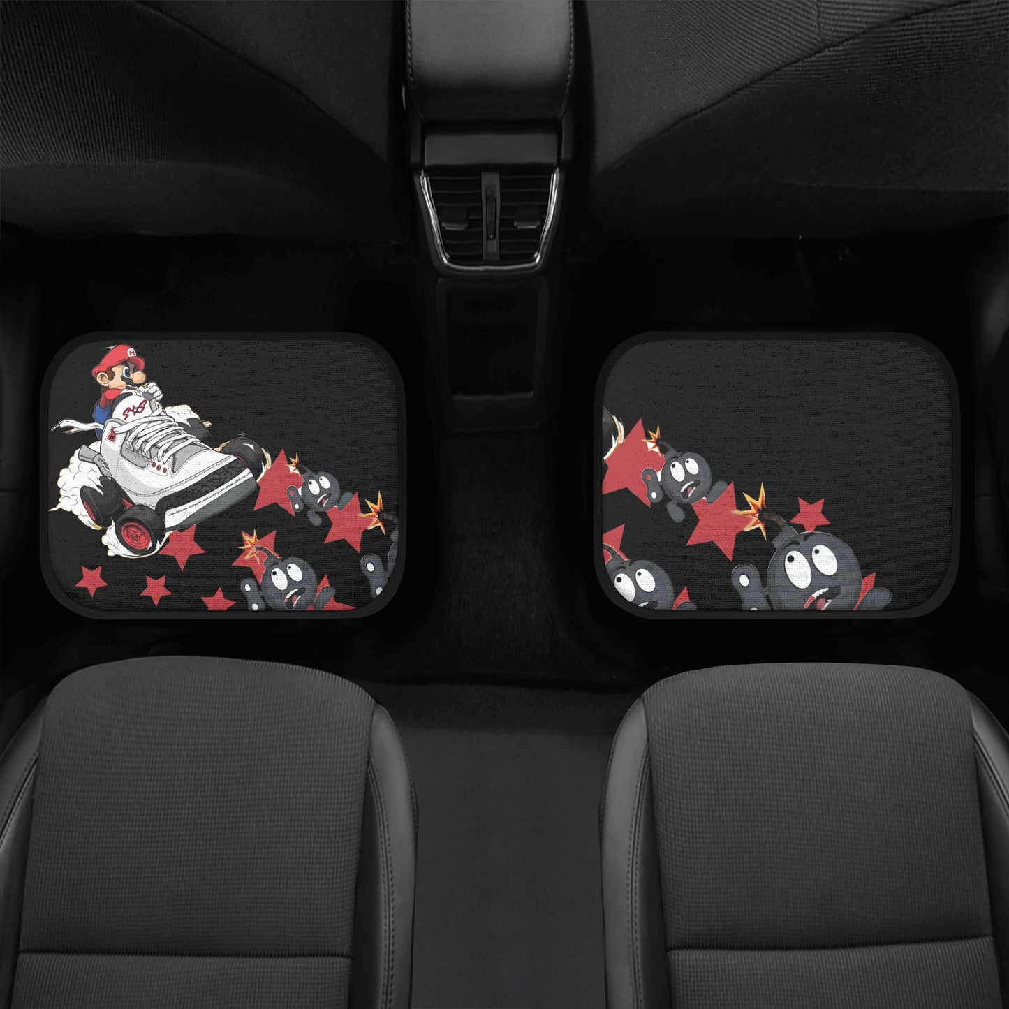 S.I.Y.L (Star In Your Lane)  Back and Front Car Floor Mats