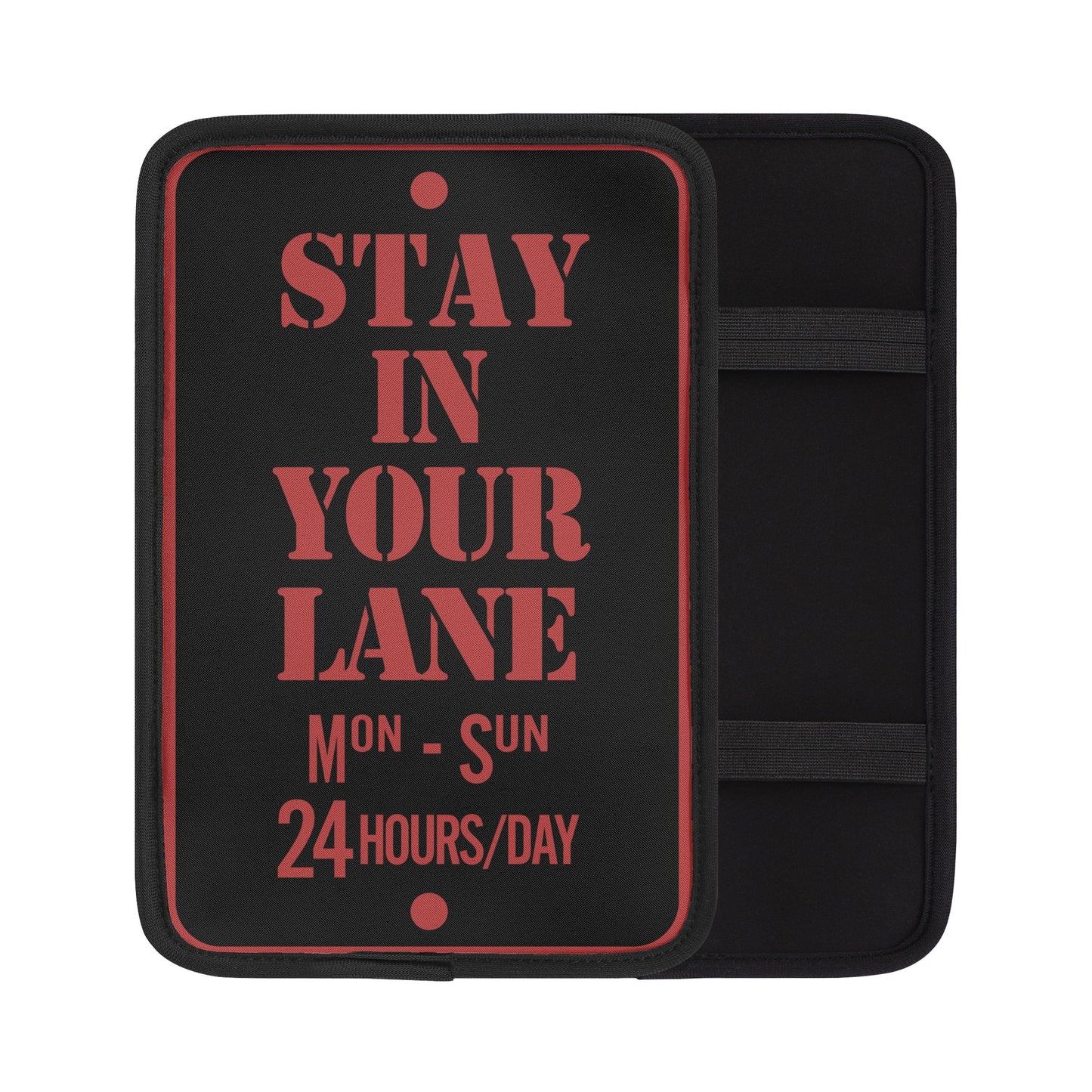 S.I.Y.L (Stay In Your Lane) Car Armrest Cushion Pad