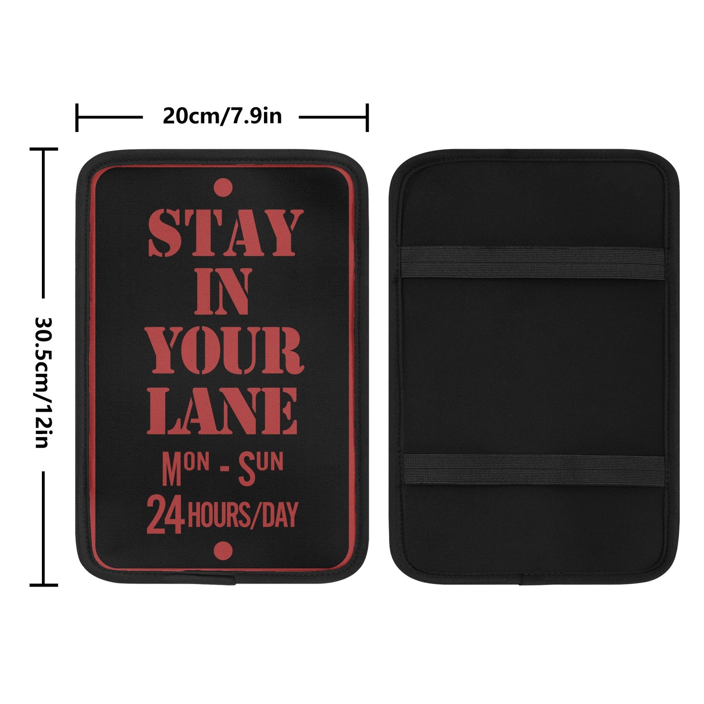 S.I.Y.L (Stay In Your Lane) Car Armrest Cushion Pad