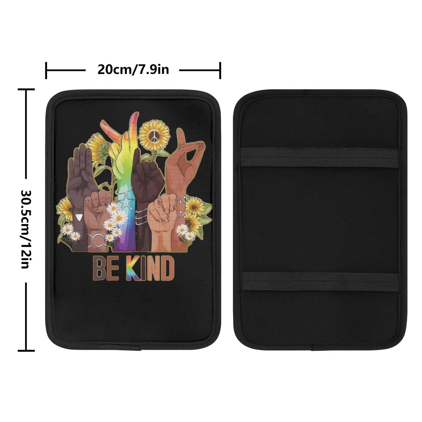 Be Kind (Pride Edition) Car Armrest Cushion Pad