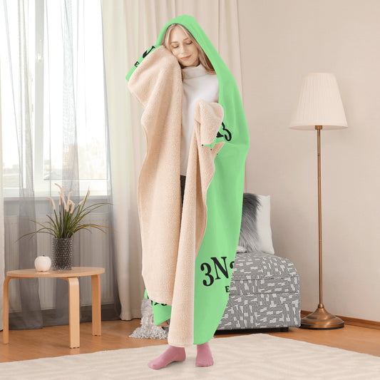 3.N.3.M.3 Enemy Mint Green Hooded Blanket