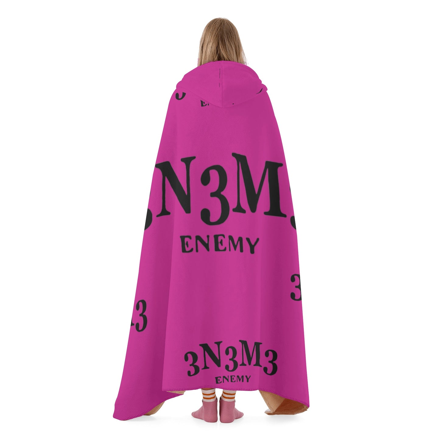 3.N.3.M.3 Enemy Purple Hooded Blanket