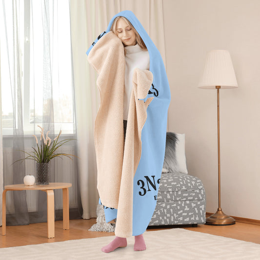 3.N.3.M.3 Enemy Sky Blue Hooded Blanket