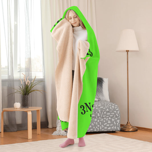 3.N.3.M.3 Enemy Goo Green Hooded Blanket