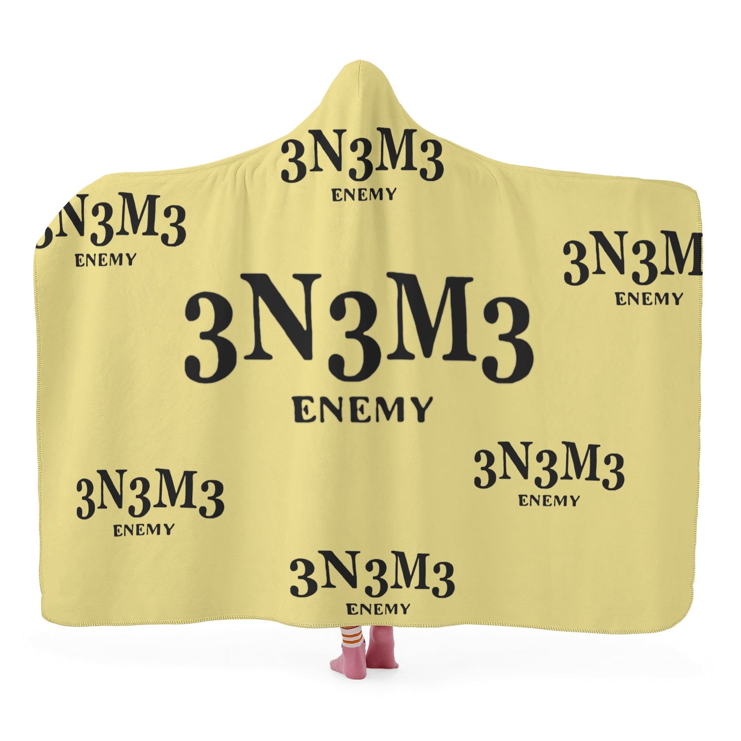 3.N.3.M.3 Enemy Tan Hooded Blanket