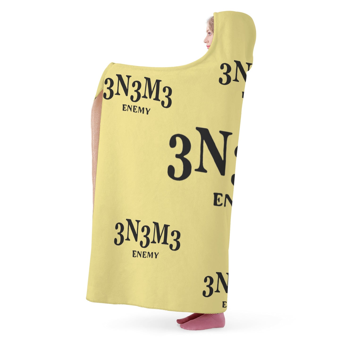 3.N.3.M.3 Enemy Tan Hooded Blanket