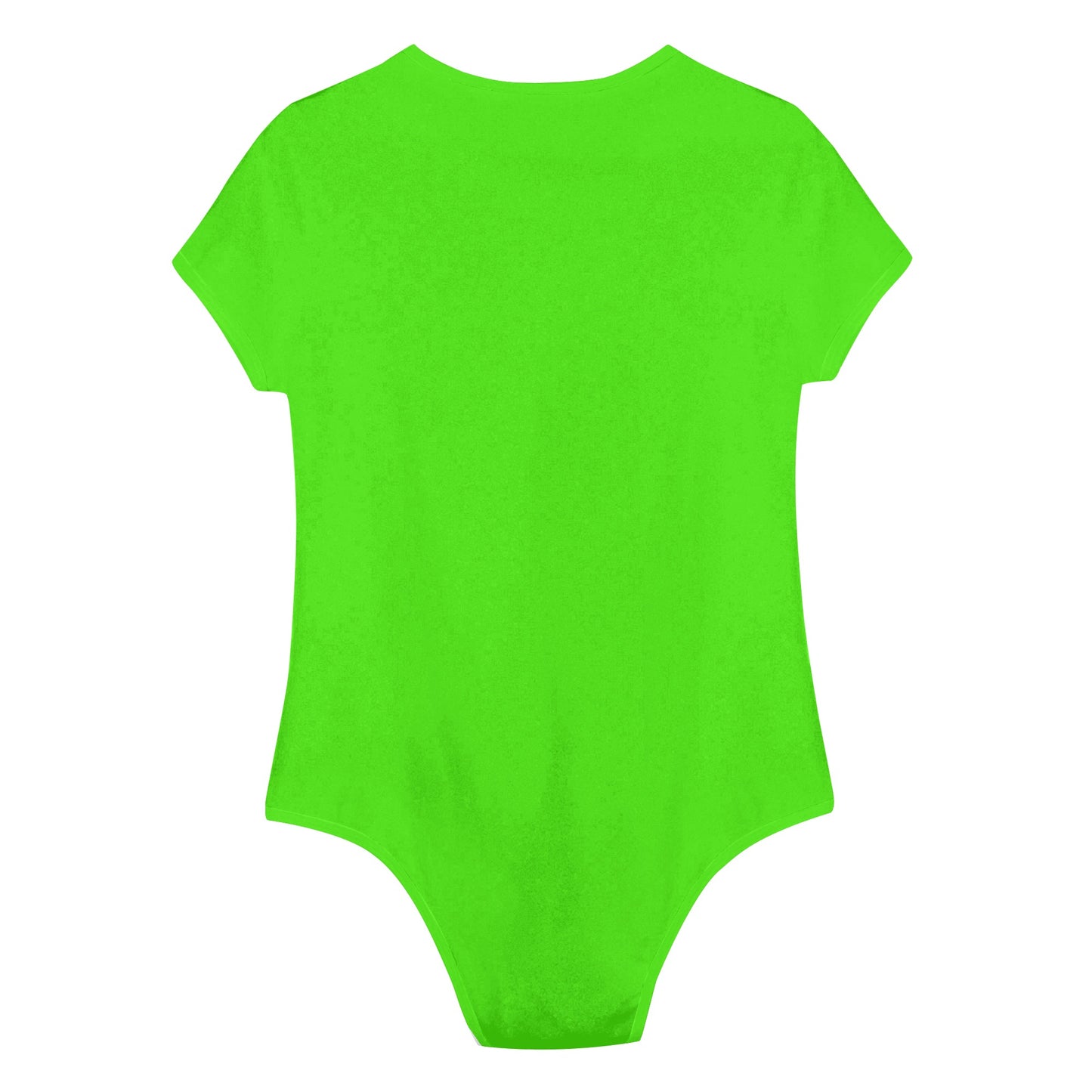 Sitting On Stars Meditation Womens Goo Green Soft Short Sleeve Bodysuit