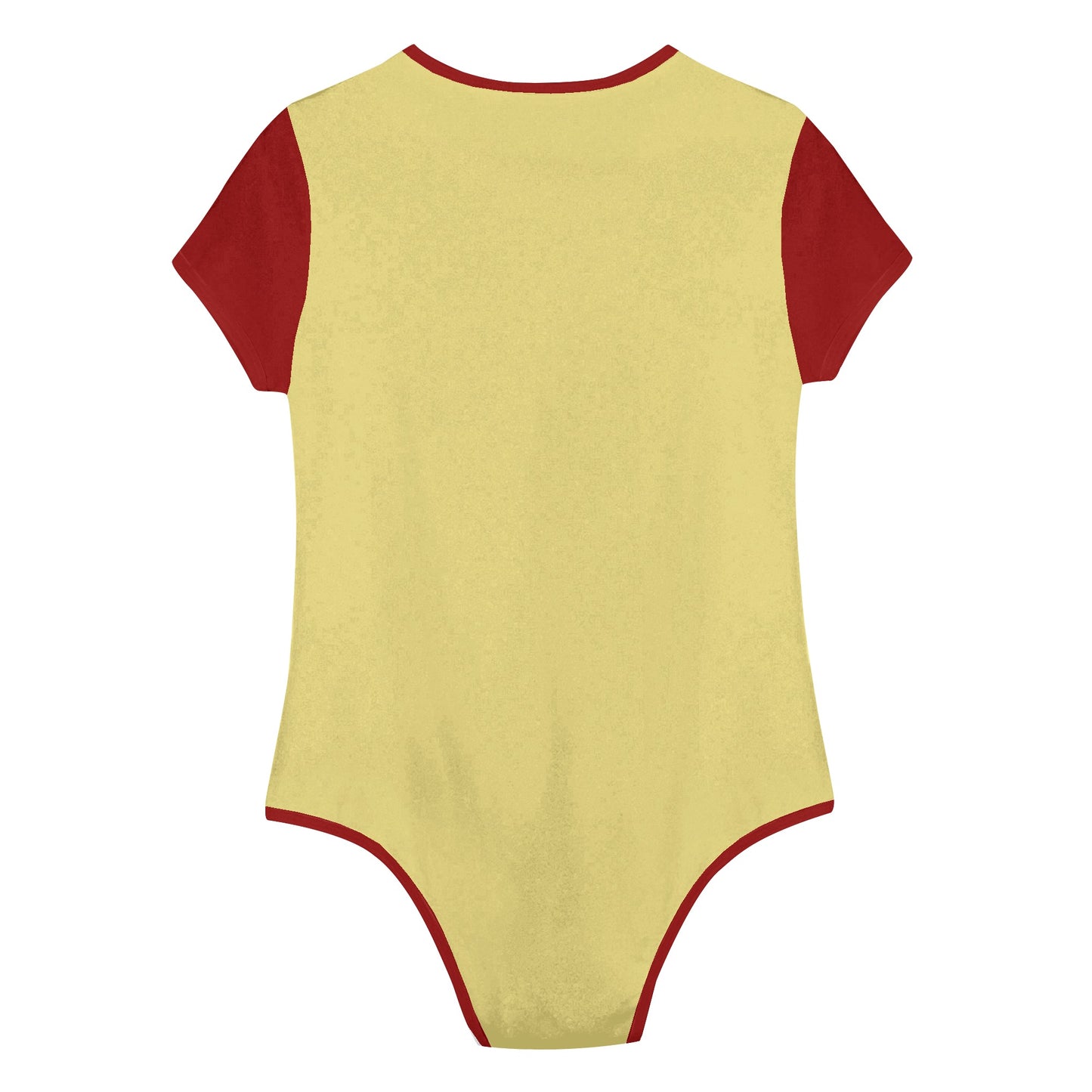 Star Gang Womens Maroon/tan Soft Short Sleeve Bodysuit