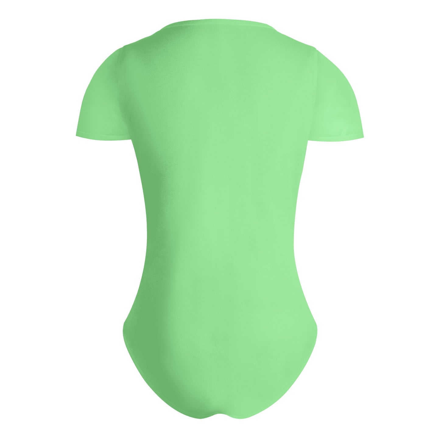 Star Gang Womens Mint Green Soft Short Sleeve Bodysuit