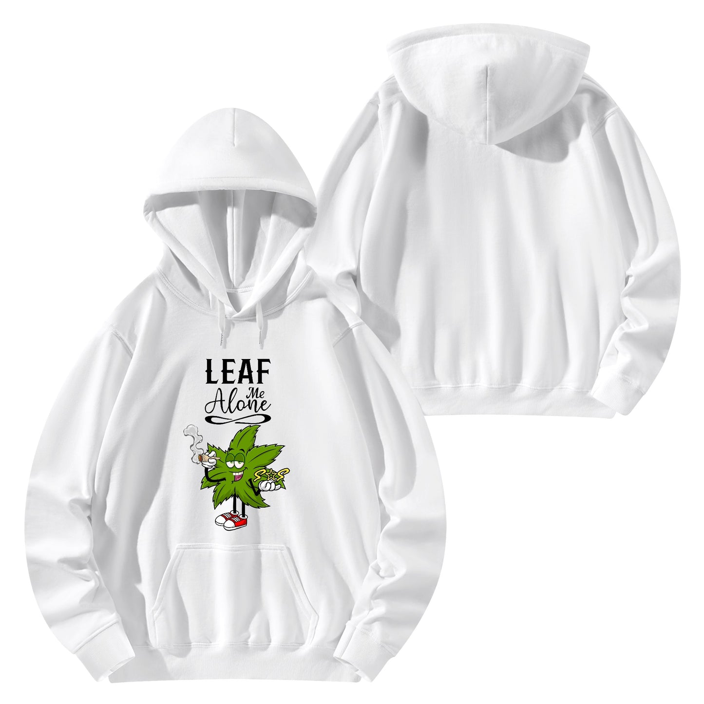 Leaf Me Alone 2.0 4/20 Edition Adult Cotton Hoodie