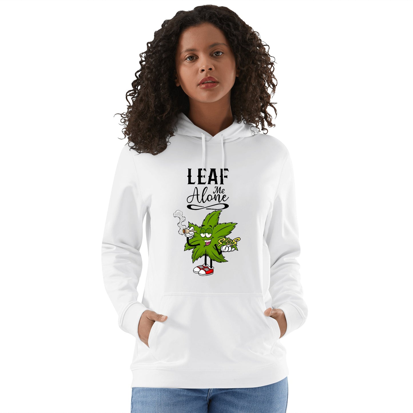 Leaf Me Alone 2.0 4/20 Edition Adult Cotton Hoodie