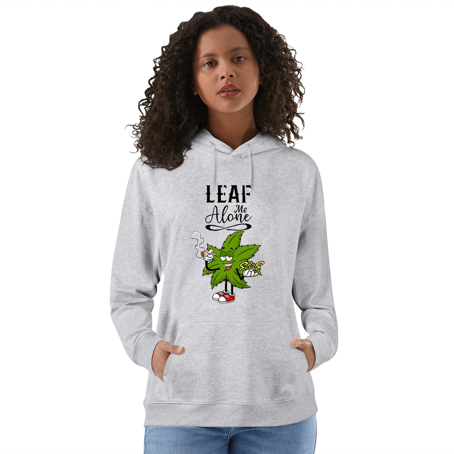 Leaf Me Alone 2.0 4/20 Edition Adult Cotton Hoodie