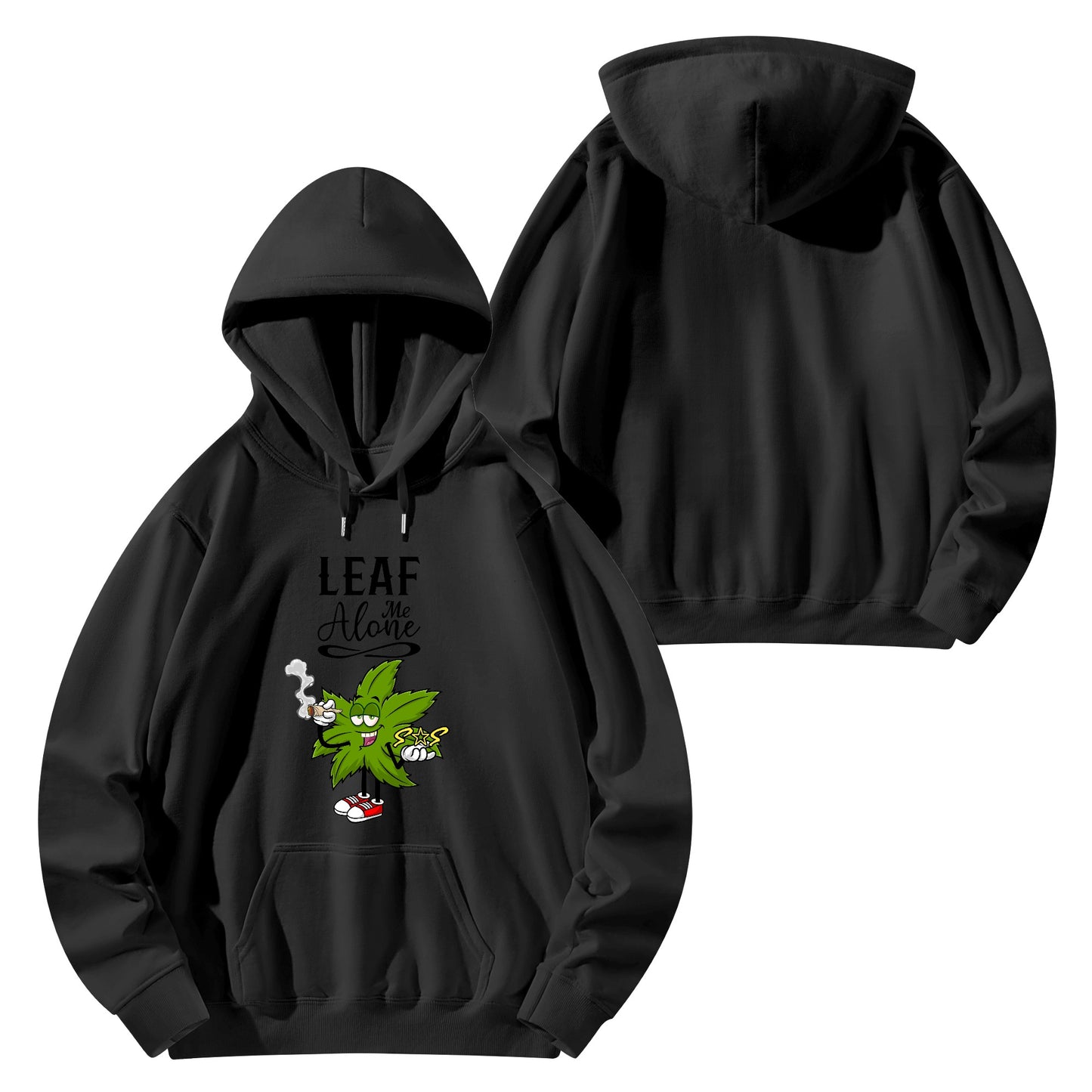 Leaf Me Alone 2.0 4/20 Edition Adult Cotton Hoodie