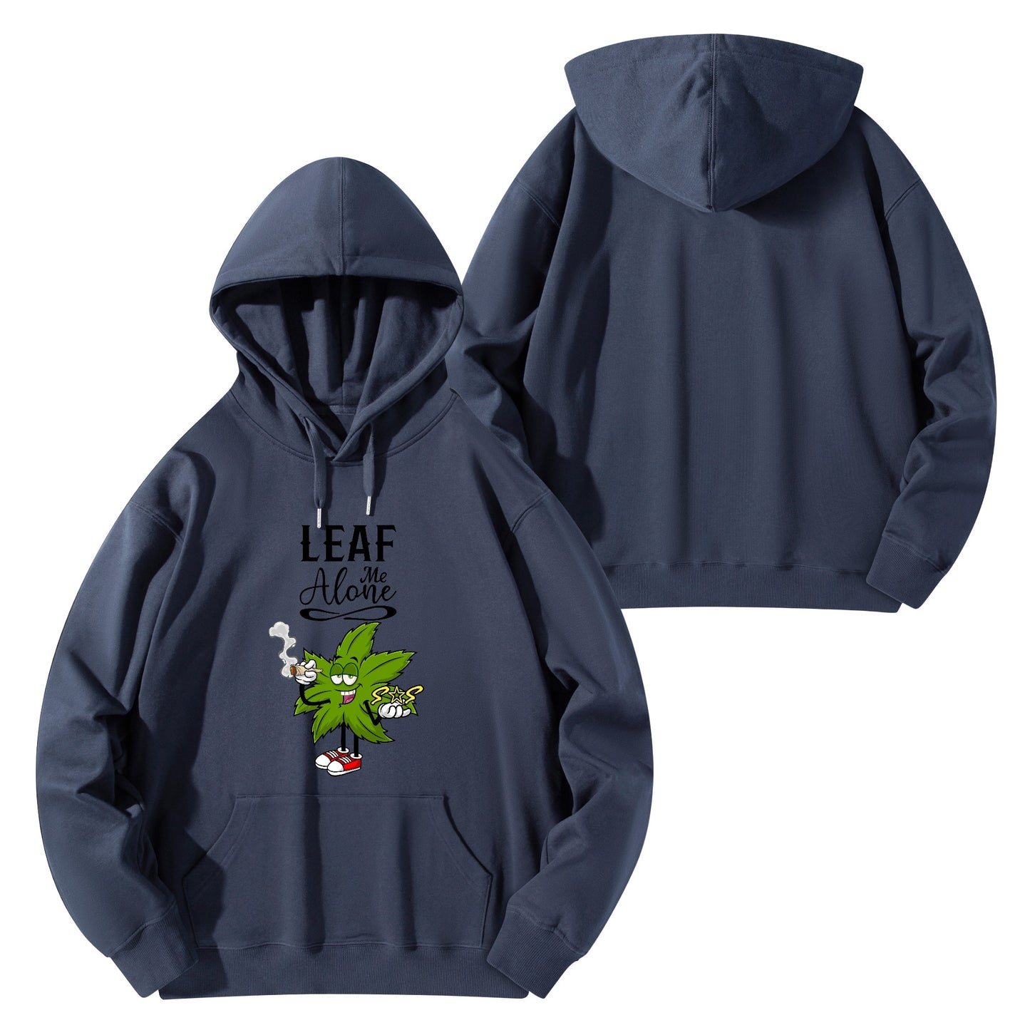 Leaf Me Alone 2.0 4/20 Edition Adult Cotton Hoodie