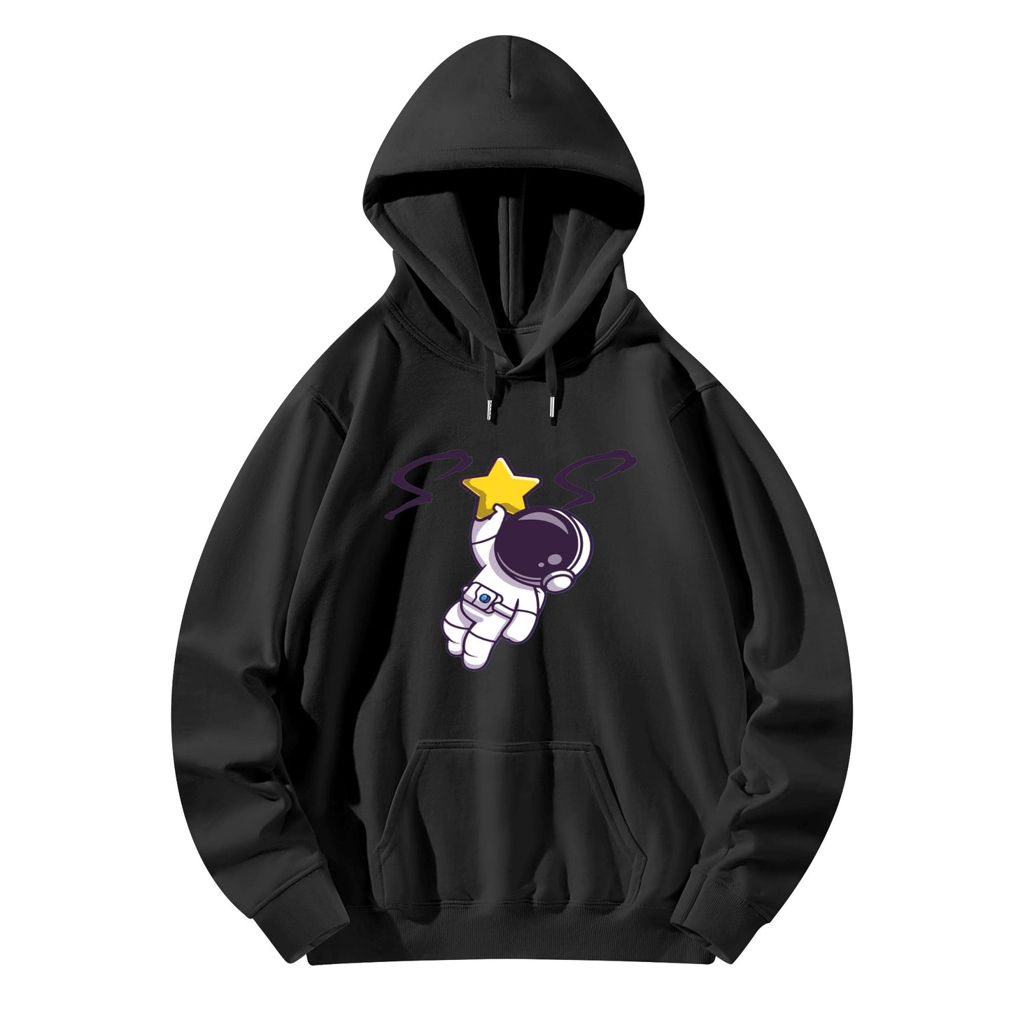 Space Man 23 Adult Cotton Hoodie