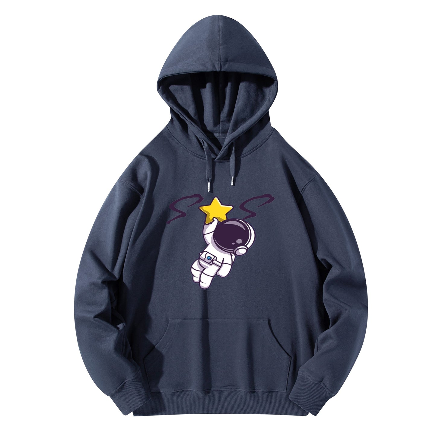 Space Man 23 Adult Cotton Hoodie