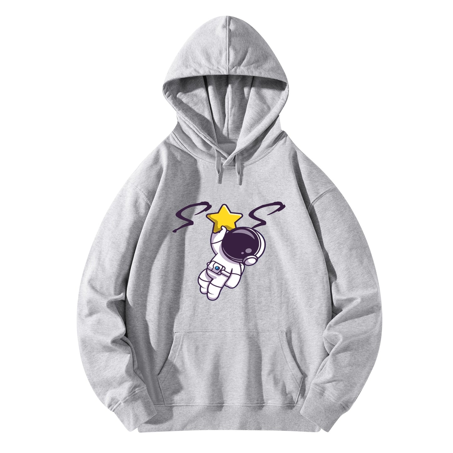 Space Man 23 Adult Cotton Hoodie