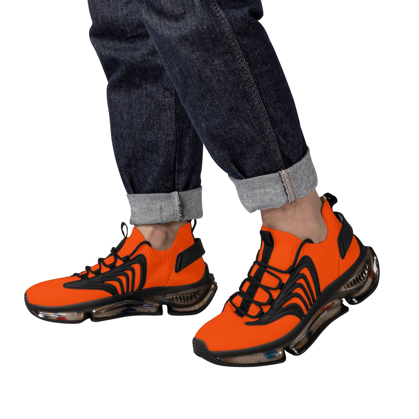 SOS Mens Dark Orange Nebula-Light Star Kicks