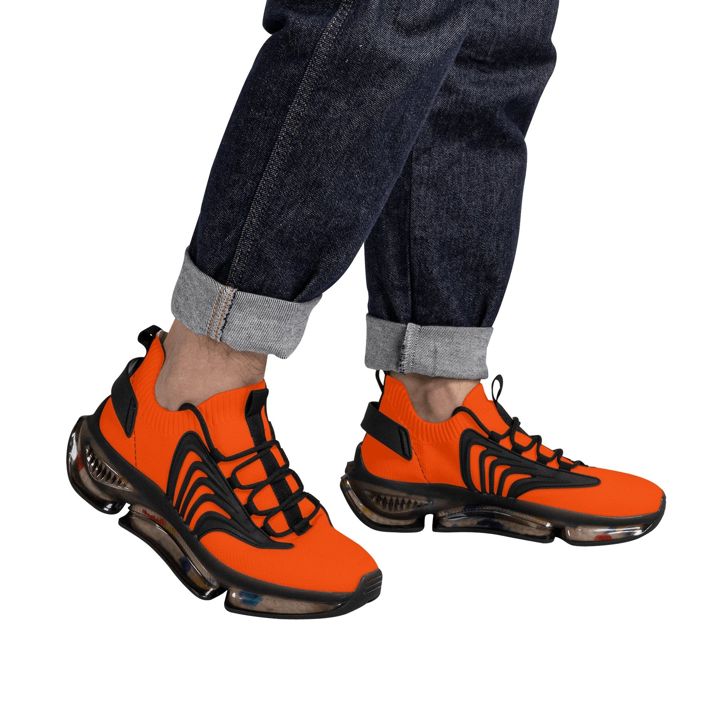 SOS Mens Dark Orange Nebula-Light Star Kicks