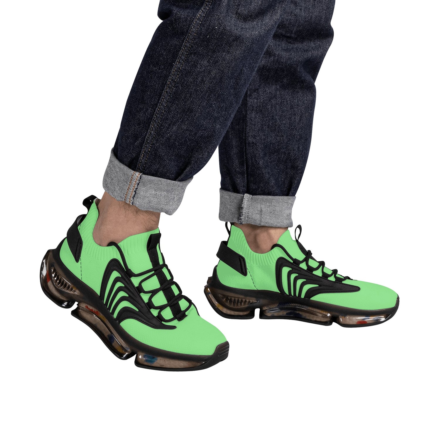 SOS Mens Mint GreenNebula-Light Star Kicks