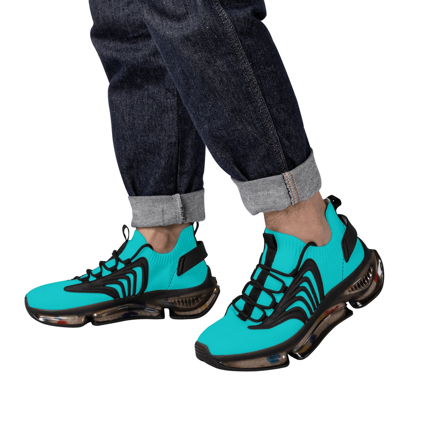 SOS Mens Turquoise Nebula-Light Star Kicks