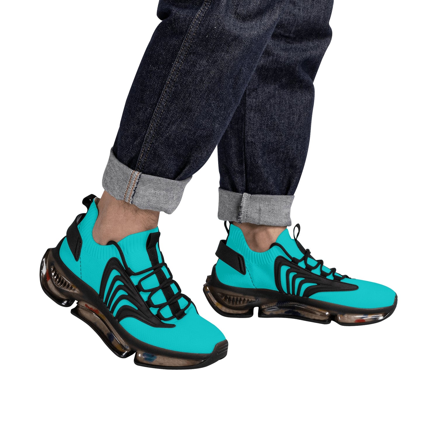 SOS Mens Turquoise Nebula-Light Star Kicks