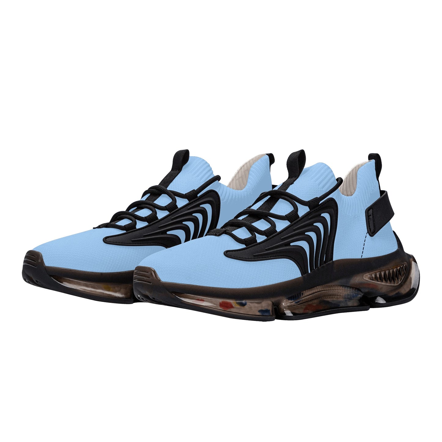 SOS Mens Sky Blue Nebula-Light Star Kicks