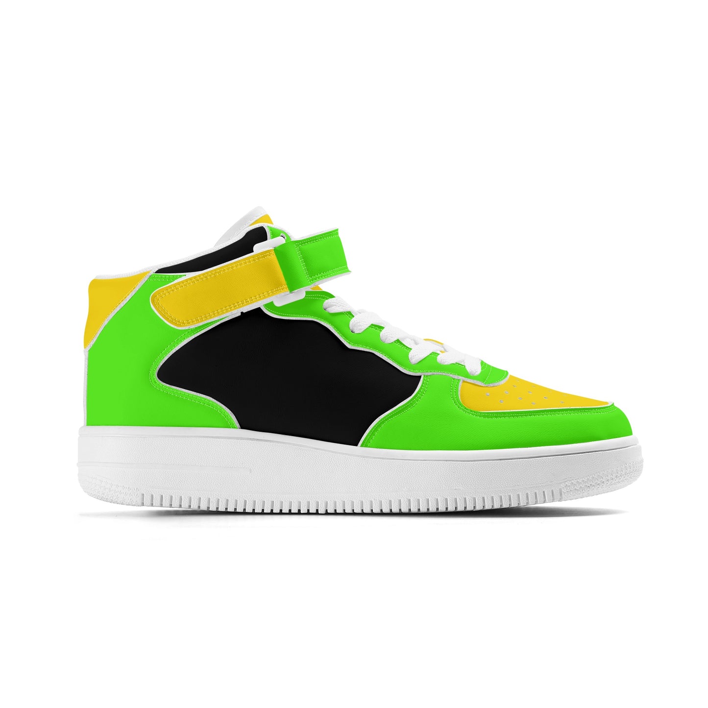 SOS Womens GooGreen/Gold High Top Leather Star Kicks