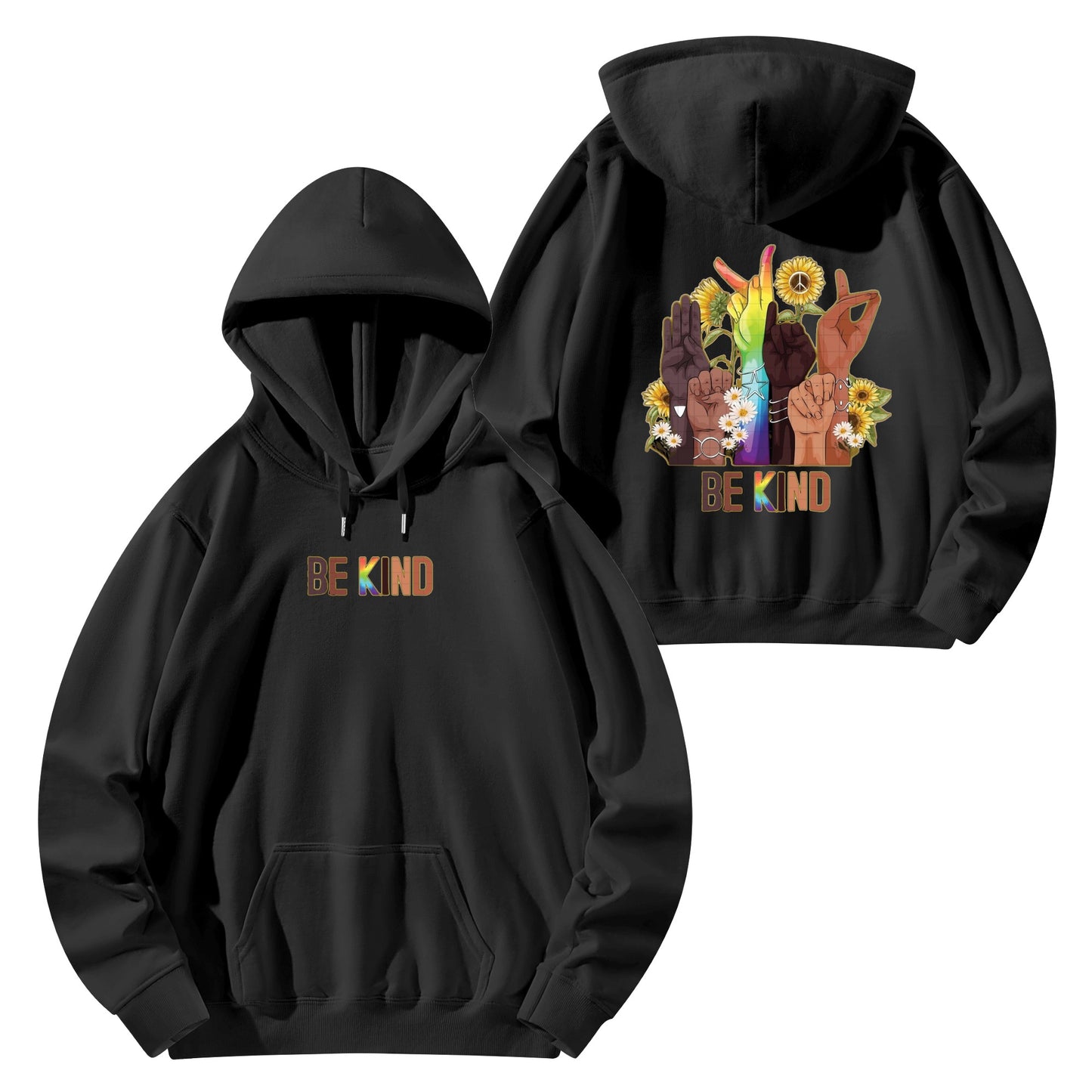 Be Kind (Pride Edition) Man/Womens Adult Cotton Hoodie