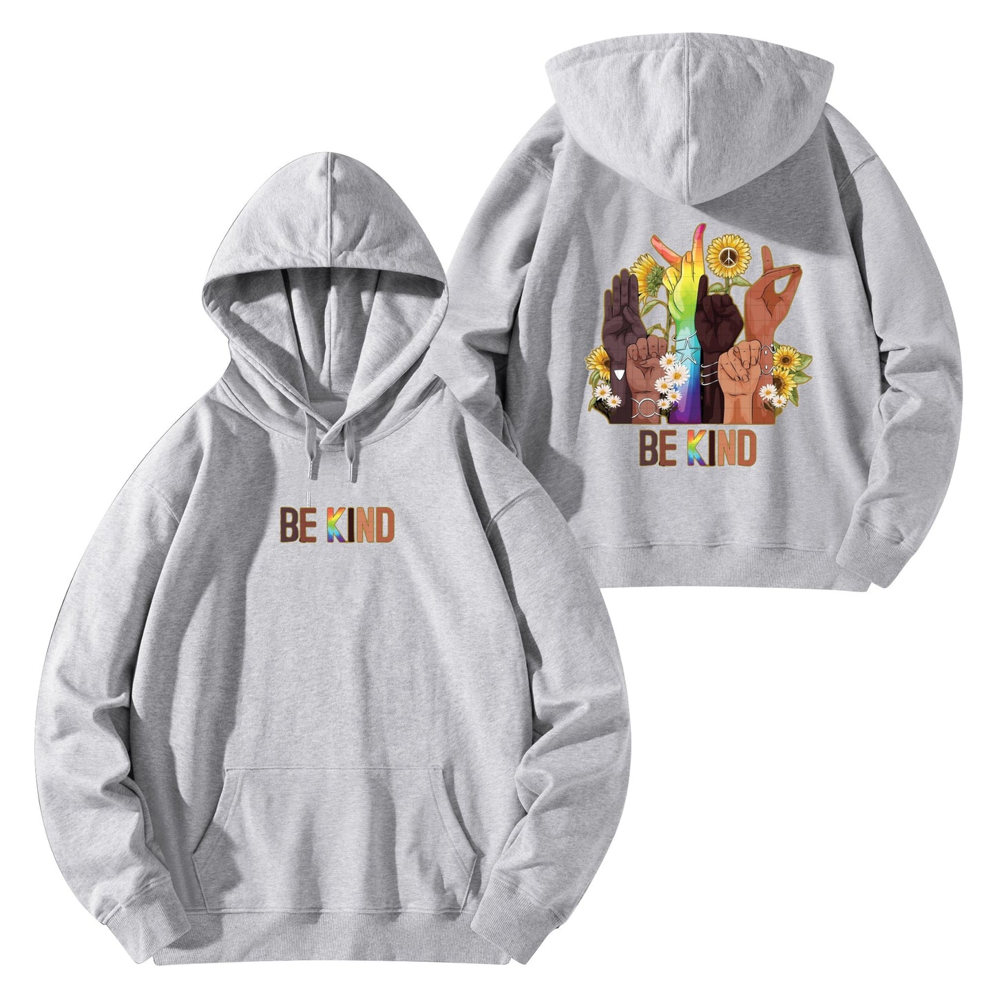 Be Kind (Pride Edition) Man/Womens Adult Cotton Hoodie