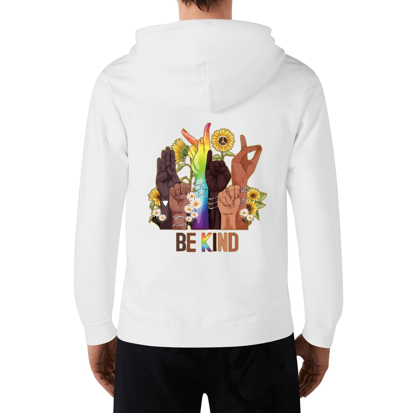 Be Kind (Pride Edition) Man/Womens Adult Cotton Hoodie