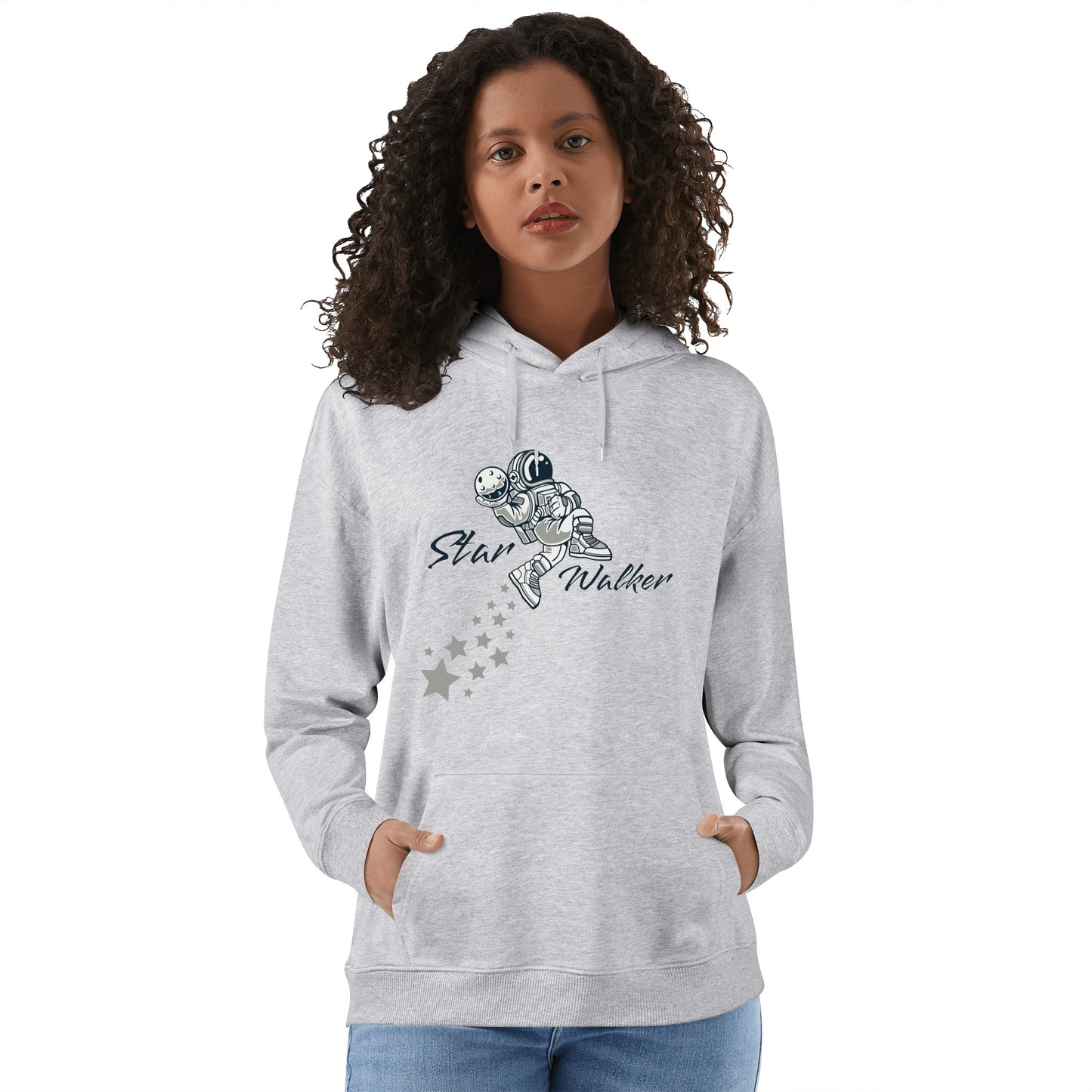 Star Walker 1.0  Adult Cotton Hoodie