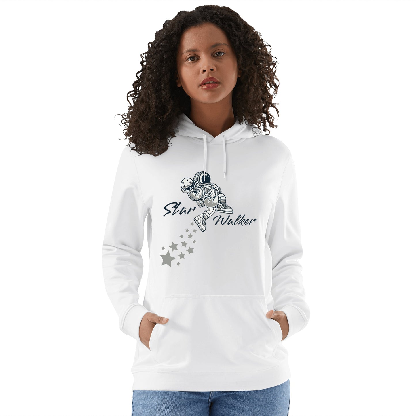 Star Walker 1.0  Adult Cotton Hoodie